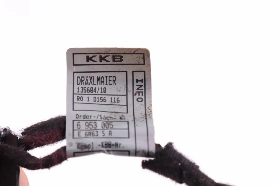 Mini Cabriolet R52 Hayon de Harnais eclairage de la Plaque - SKU 6953005 - Numéro de pièce 6953005