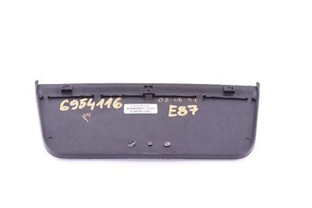 Ashtray Finisher Tray Kodiak Silver Front to BMW 1 Series E87 Cover with Part number 6954116 BMW 1 Series E87 Cover Ashtray Finisher Tray Kodiak Silver Front - SKU 6954116 - Part number 6954116