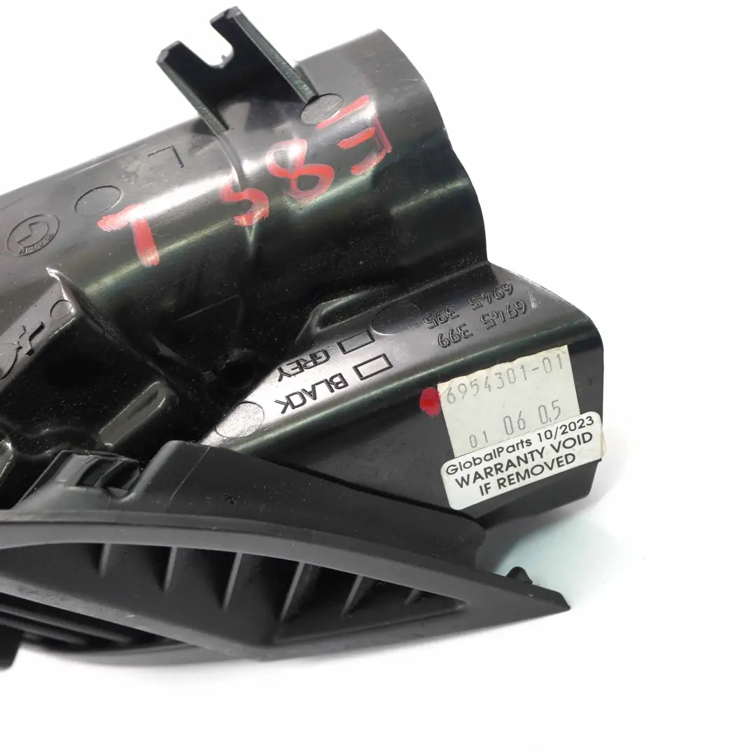 Aire Fresco Rejilla Izquierda Vent Tablero Recubrimiento 7025631 para BMW E85 E86 con número de pieza 6954301 BMW E85 E86 Aire Fresco Rejilla Izquierda Vent Tablero Recubrimiento 7025631 - SKU 6954301-2 - Número de pieza 6954301