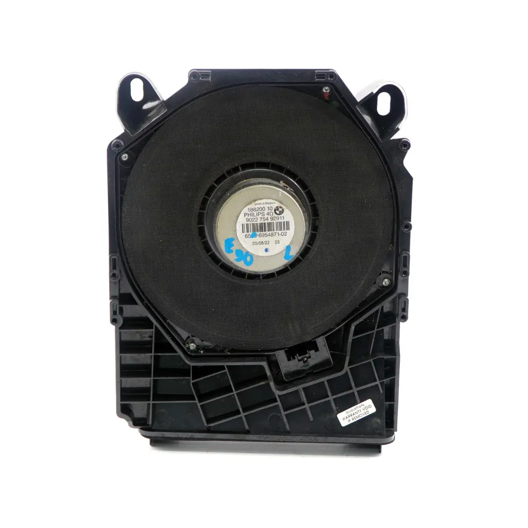 BMW E81 E87 E90 Stereo Audio Left N/S Central Bass Speaker - SKU 6954871 - Part number 6954871