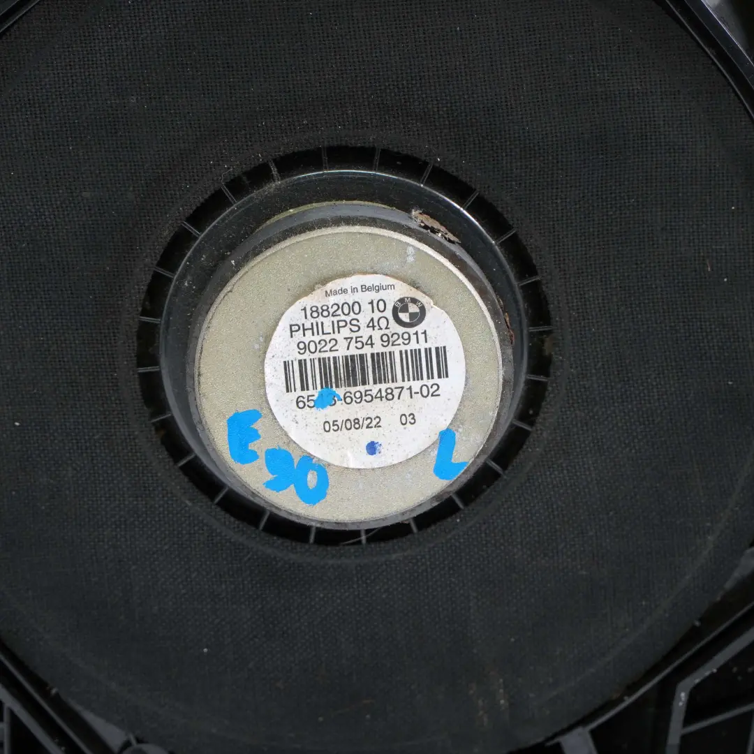 Głośnik Niskotonowy Lewy do BMW E87 E90 E91 o numerze 6954871 BMW E87 E90 E91 Głośnik Niskotonowy Lewy - SKU 6954871 - Numer Części 6954871
