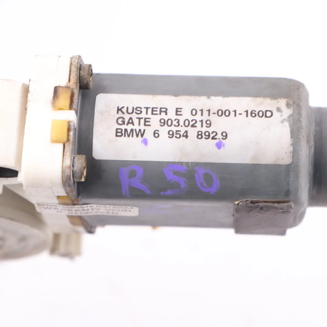 Fenster Heber Motor Mini R50 R52 R53 Vorne Rechts Antriebs Einheit für mit Teilenummer 6954892 Fenster Heber Motor Mini R50 R52 R53 Vorne Rechts Antriebs Einheit - SKU 6954892 - Teilenummer 6954892