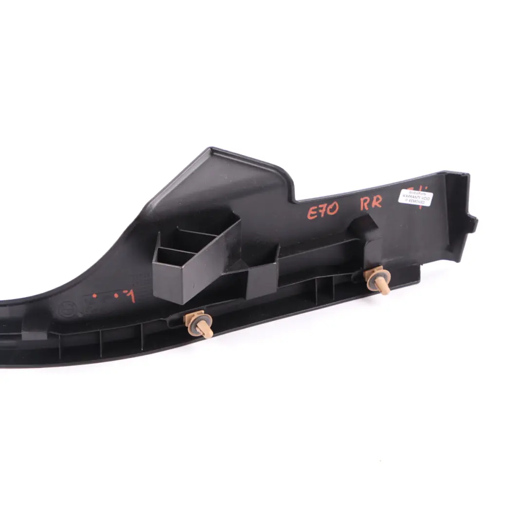 Tapa Tira Entrada Trasero Derecho O/S Interior Sill Trim para BMW X5 E70 con número de pieza 6954908 BMW X5 E70 Tapa Tira Entrada Trasero Derecho O/S Interior Sill Trim - SKU 6954908 - Número de pieza 6954908