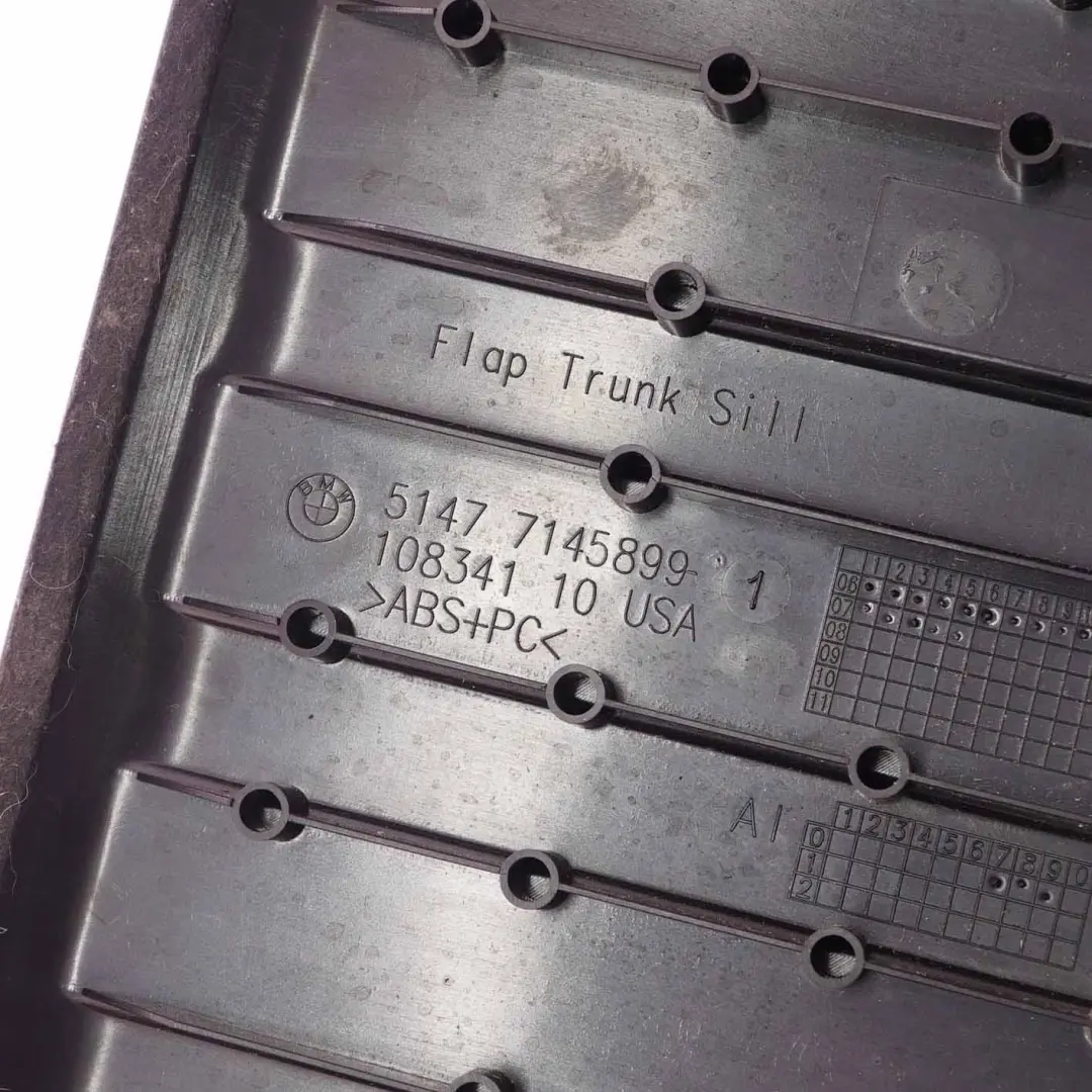 Abdeckung Ladekante Kofferraum deckel Innen verkleidung 7145899 für BMW X5 E70 mit Teilenummer 6955000 BMW X5 E70 Abdeckung Ladekante Kofferraum deckel Innen verkleidung 7145899 - SKU 6955000-2 - Teilenummer 6955000