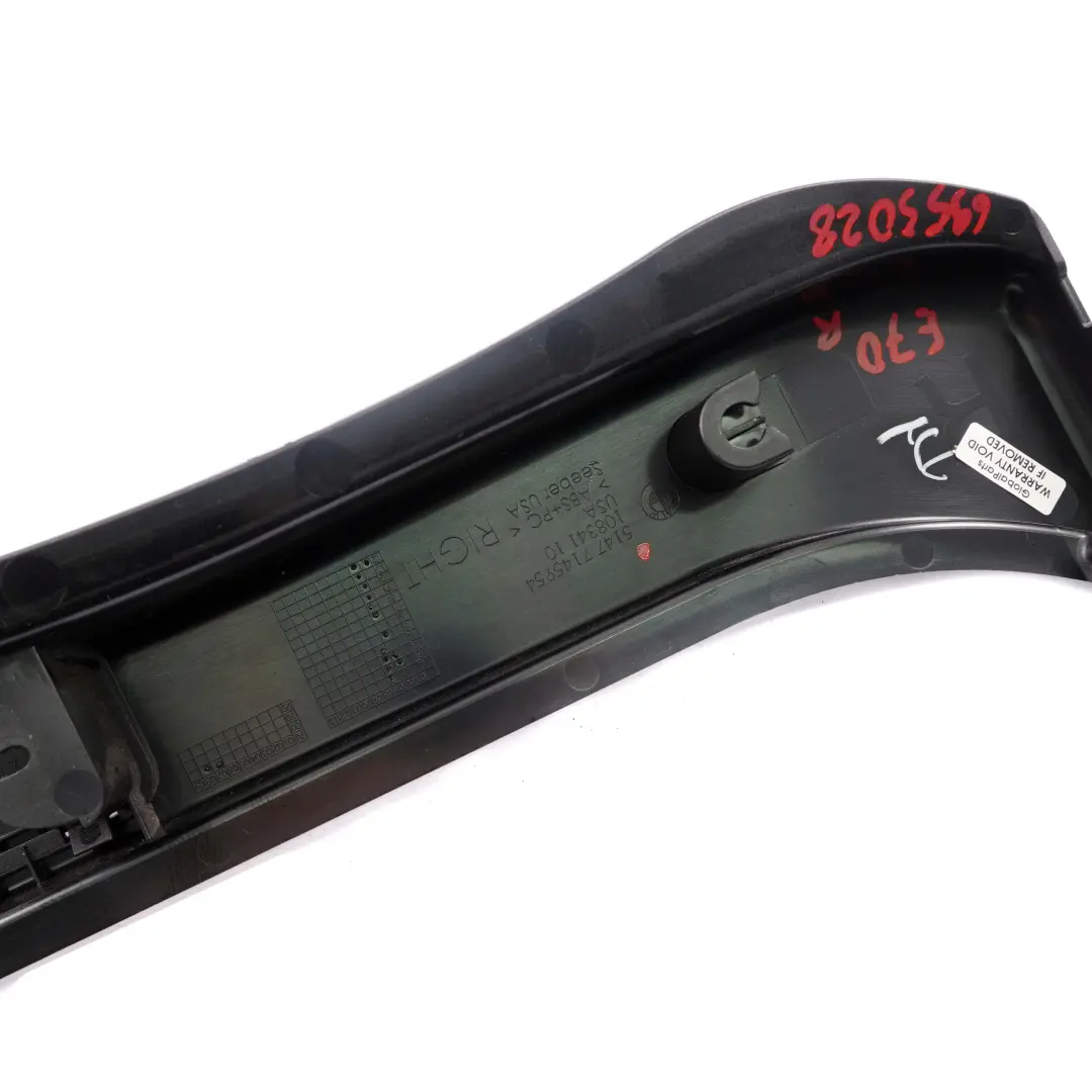  Couvre Pilier D BMW X5 E70 Panneau D'Habillage Intérieur Arrière Droite 7145954 - SKU 6955028 - Numéro de pièce 6955028