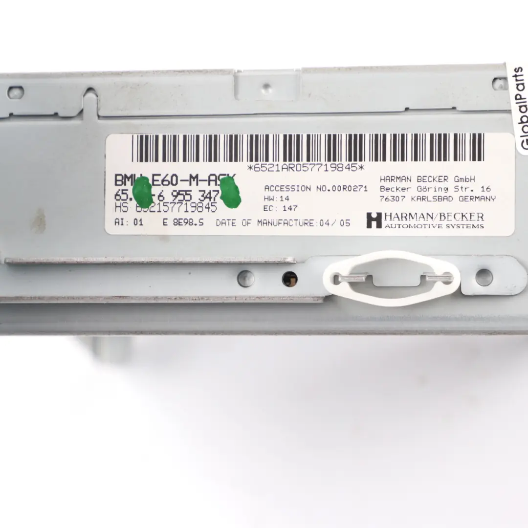 Player BMW E60 E61 M-ASK M Audio System Controller Navigation Radio to CD with Part number 6955347 CD Player BMW E60 E61 M-ASK M Audio System Controller Navigation Radio - SKU 6955347 - Part number 6955347