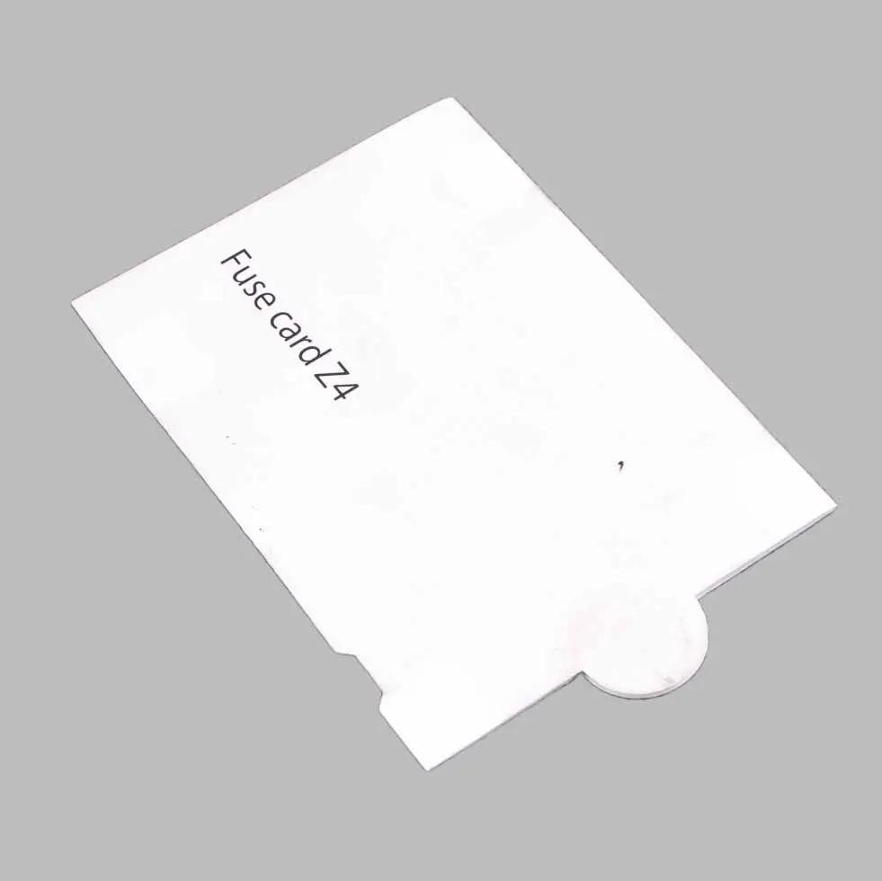 Map Fuse Box Grouping Diagram to BMW Z4 E85 with Part number 6955431 BMW Z4 E85 Map Fuse Box Grouping Diagram - SKU 6955431 - Part number 6955431