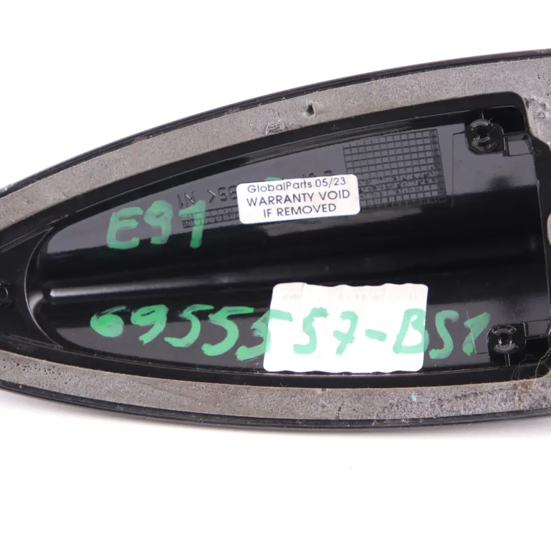 BMW E91 LCI 1 Shark Roof Antenna Aerial Housing Black Sapphire Metallic 475 - SKU 6955557-BS1 - Part number 6955557