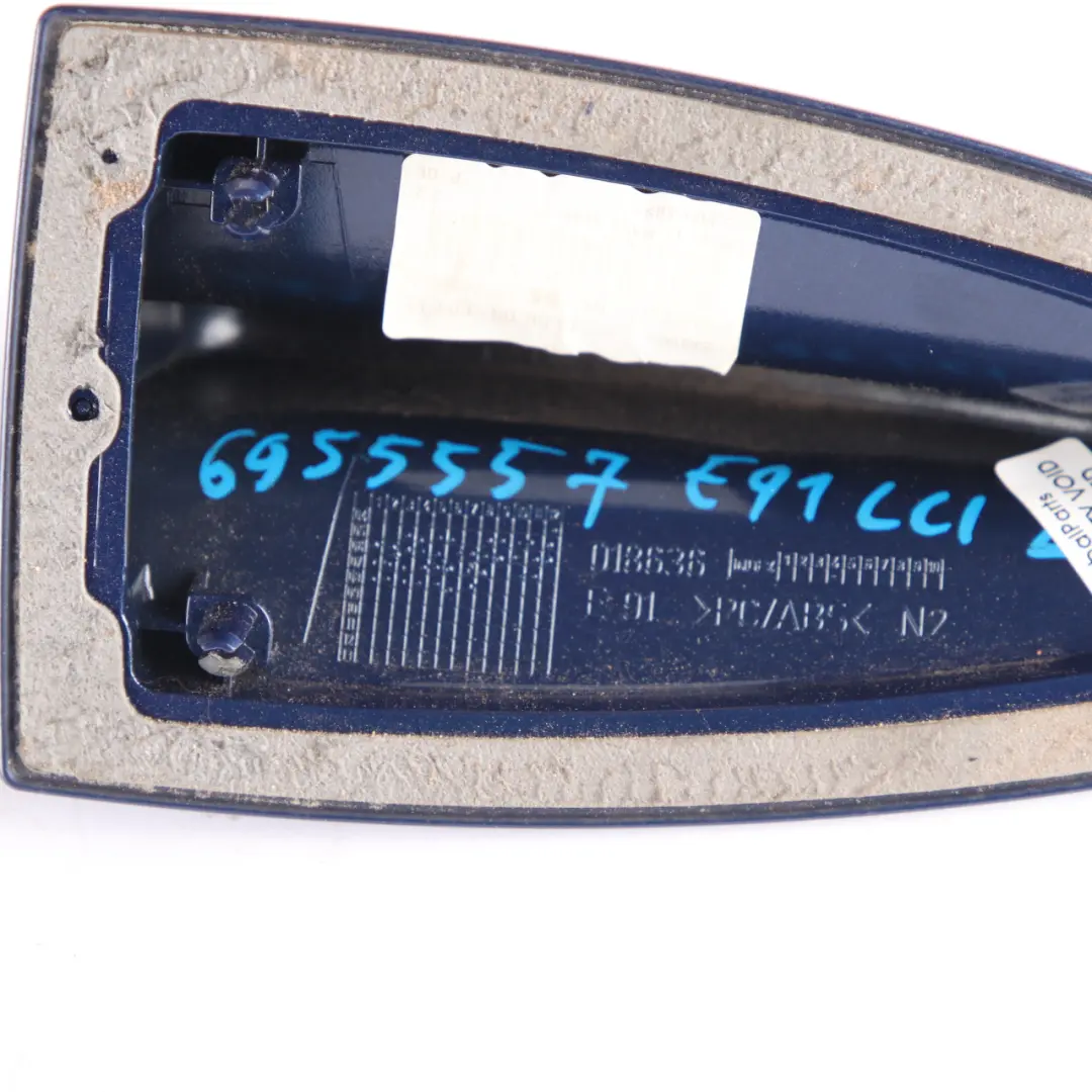 Shark Antenna Aerial Roof Housing Le Mans Blau Blue Metallic 381 to BMW E84 E91 with Part number 6955557 BMW E84 E91 Shark Antenna Aerial Roof Housing Le Mans Blau Blue Metallic 381 - SKU 6955557-LMB - Part number 6955557