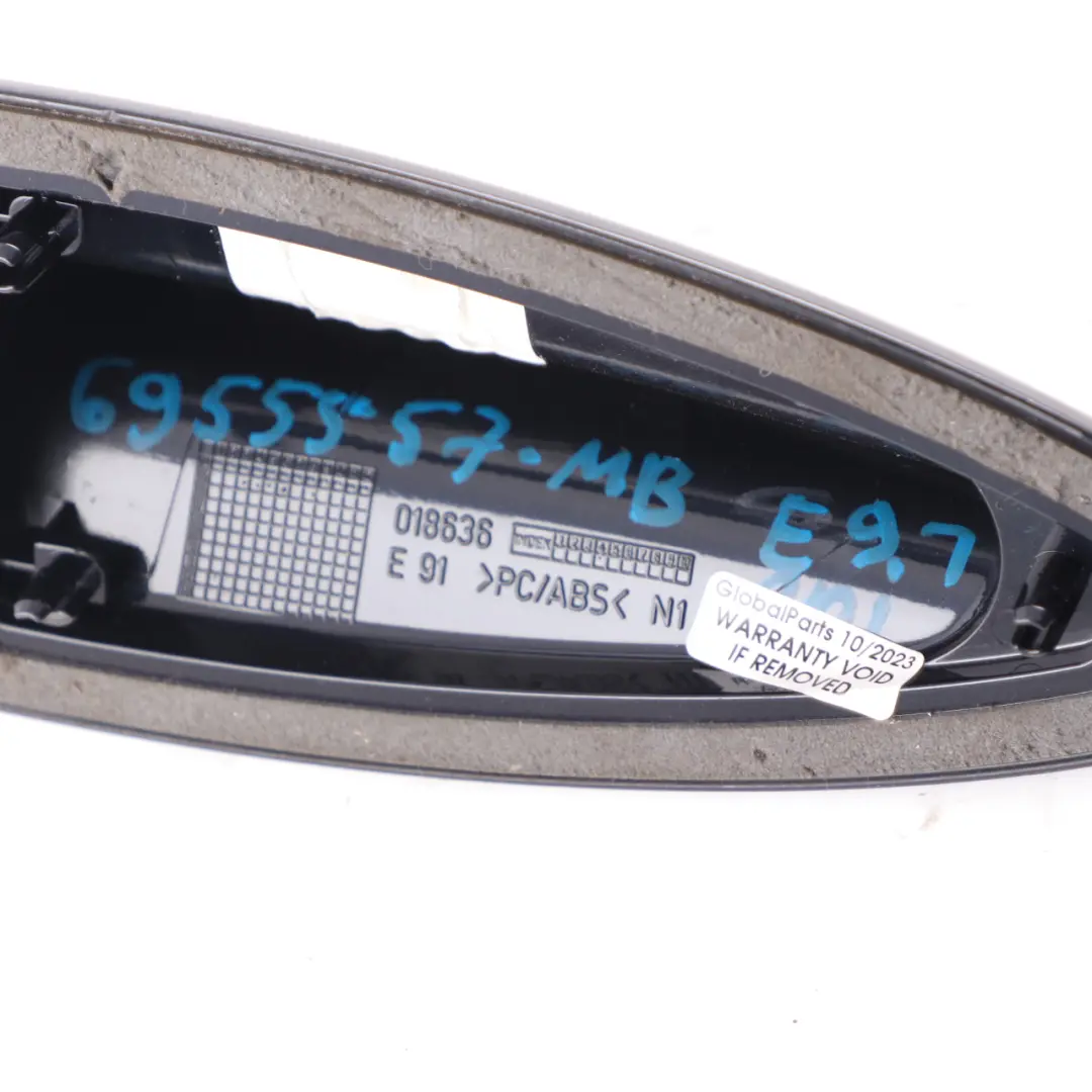  Antennen abdeckung BMW X1 E84 E91 Haifisch Antenne Zierleiste Graphit Blau - B07 - SKU 6955557-MB - Teilenummer 6955557