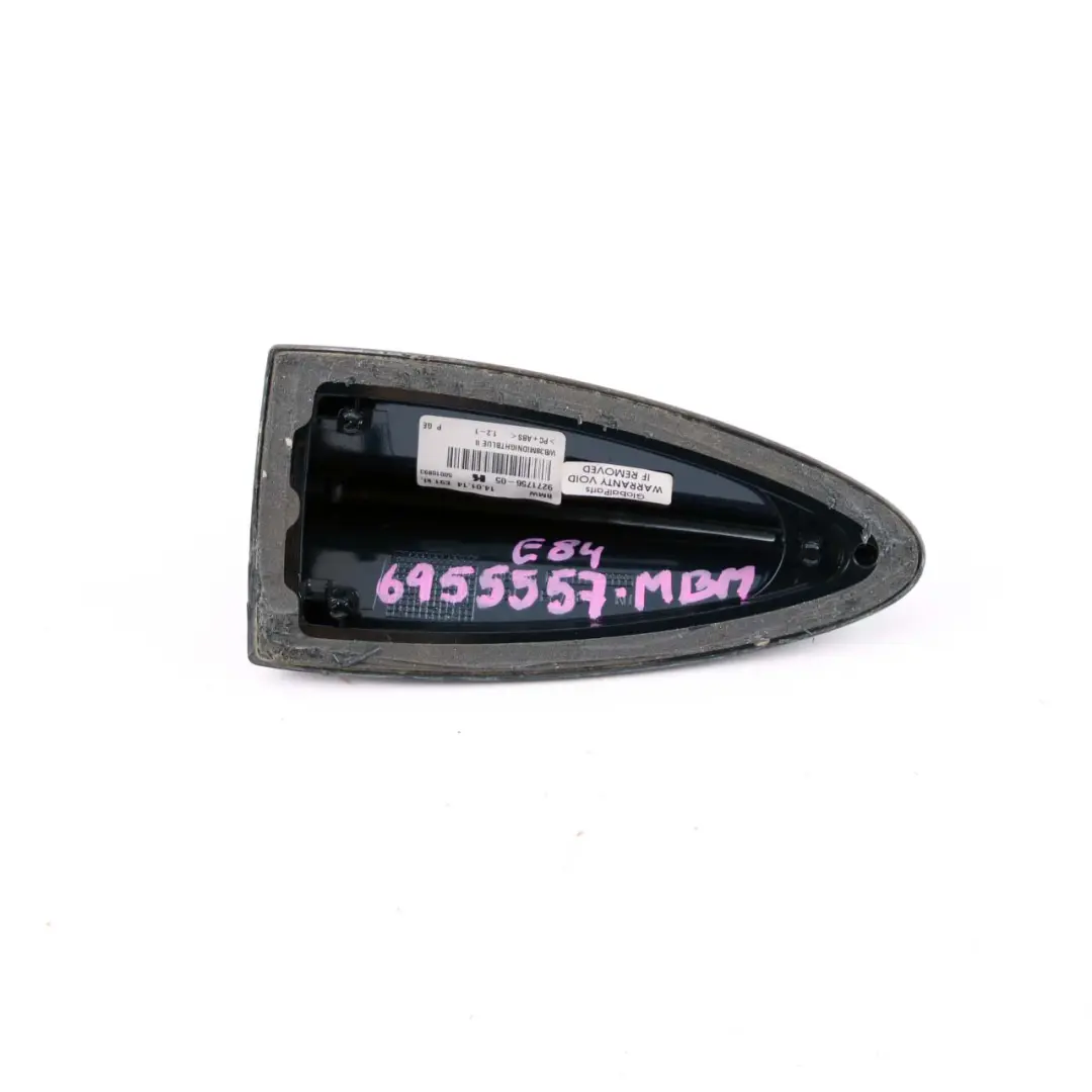 Squalo Antenna Tetto Alloggiamento Midnight Blue Metallic B38 per BMW E84 E91 con numero di parte 6955557 BMW E84 E91 Squalo Antenna Tetto Alloggiamento Midnight Blue Metallic B38 - SKU 6955557-MBM - Numero di parte 6955557