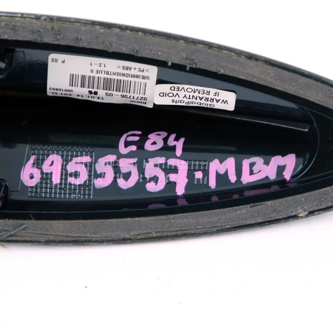 Antenne Requin Antenne de toit Boîtier Bleu Minuit Métallisé B38 pour BMW E84 E91 à propos du numéro de pièce 6955557 BMW E84 E91 Antenne Requin Antenne de toit Boîtier Bleu Minuit Métallisé B38 - SKU 6955557-MBM - Numéro de pièce 6955557
