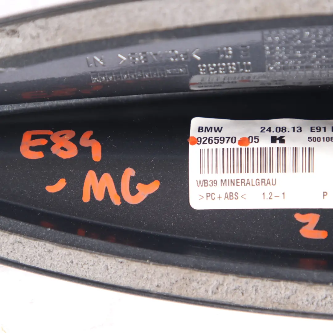 BMW E84 E91 Haifischantenne Antennendachgehäuse Mineral Grau Metallic B39 - SKU 6955557-MG - Teilenummer 6955557