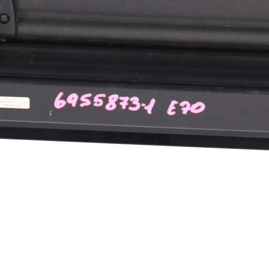 Persiana Enrollable Estante Maletero Maletero Antracita para BMW X5 E70 con número de pieza 6955873 BMW X5 E70 Persiana Enrollable Estante Maletero Maletero Antracita - SKU 6955873-1 - Número de pieza 6955873