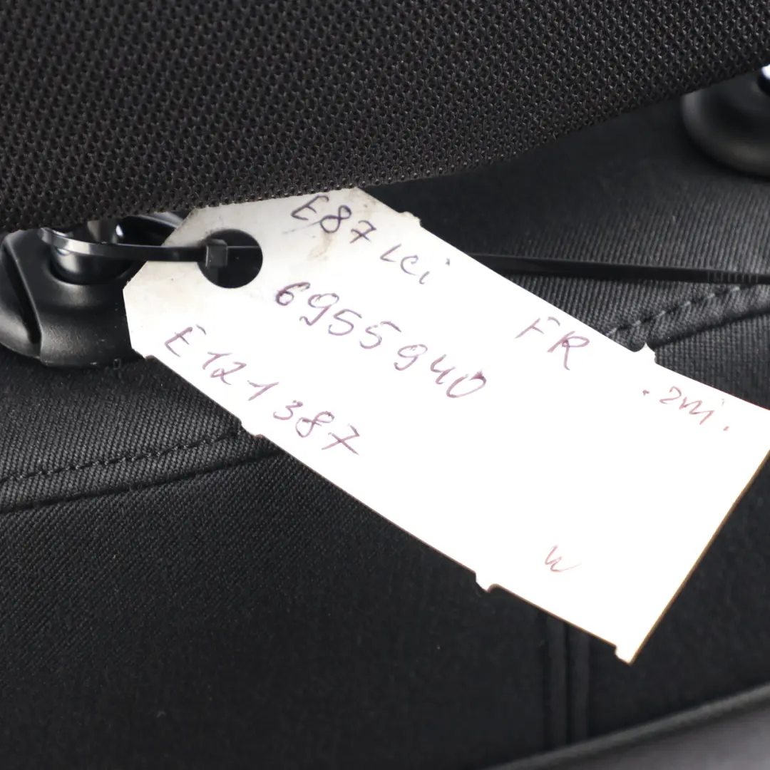 Bezug Lehne Stoff Vorne Rechts Sitz Anthrazit Network für BMW E87 LCI Sport mit Teilenummer 6955940 BMW E87 LCI Sport Bezug Lehne Stoff Vorne Rechts Sitz Anthrazit Network - SKU 6955940 - Teilenummer 6955940