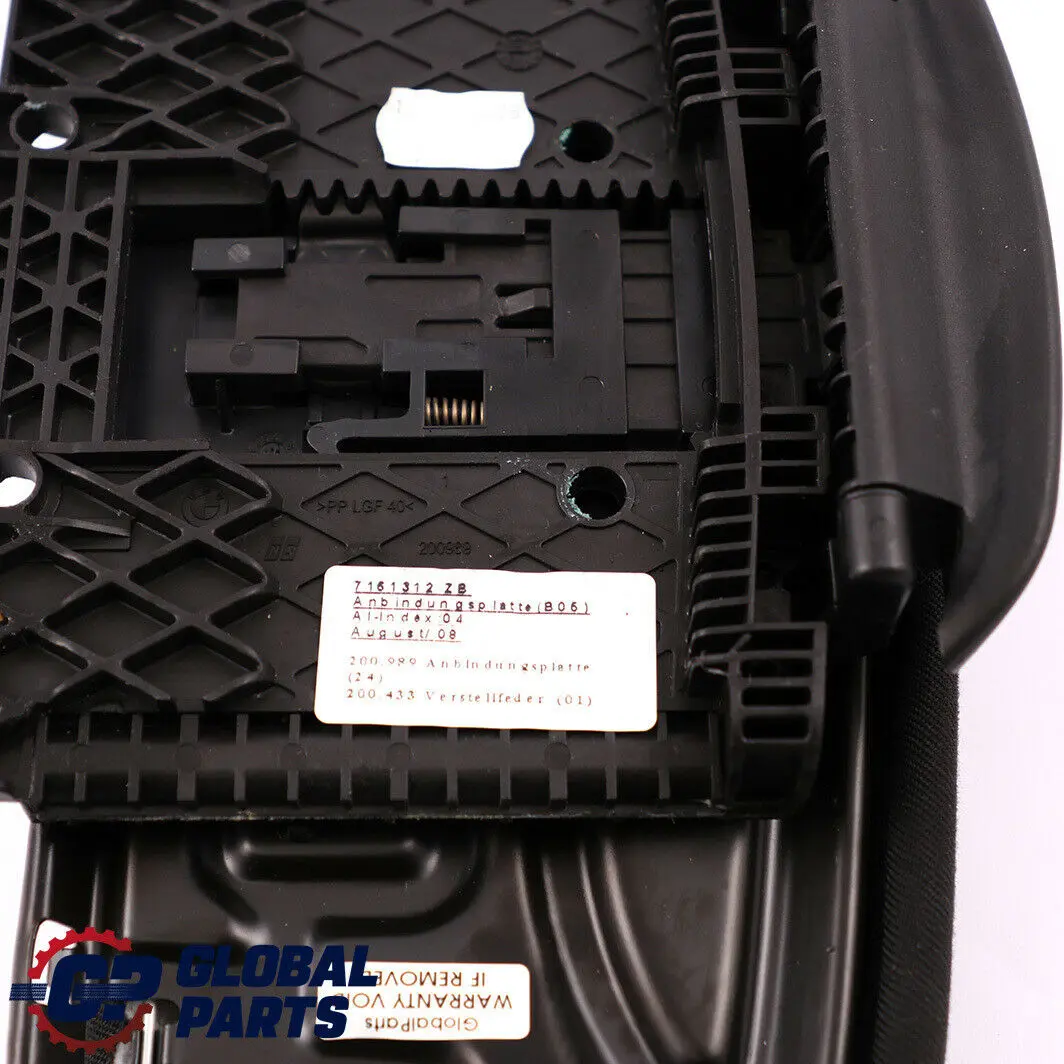 Sedile Anteriore Sportivo Supporto Cosce Rete In Tessuto Antracite per BMW E87 LCI con numero di parte 6955958 BMW E87 LCI Sedile Anteriore Sportivo Supporto Cosce Rete In Tessuto Antracite - SKU 6955958-1 - Numero di parte 6955958