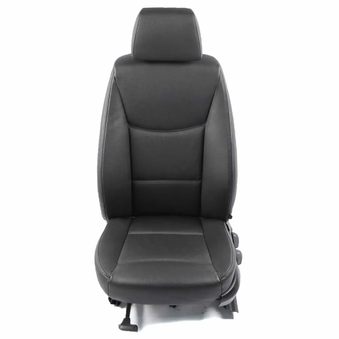 Front Left N/S Seat Heated Black Leather Dakota Interior to BMW E90 E91 with Part number 6956377 BMW E90 E91 Front Left N/S Seat Heated Black Leather Dakota Interior - SKU 6956377-2 - Part number 6956377