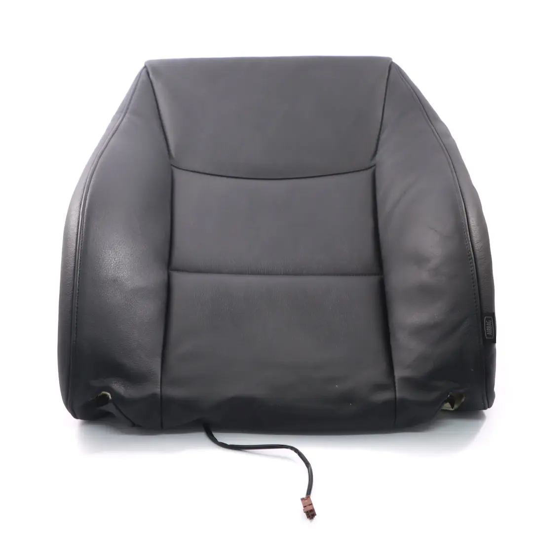 BMW E90 E91 Respaldo Asiento Delantero Izquierdo Calefactable Cuero Dakota Negro - SKU 6956377-3 - Número de pieza 7246857