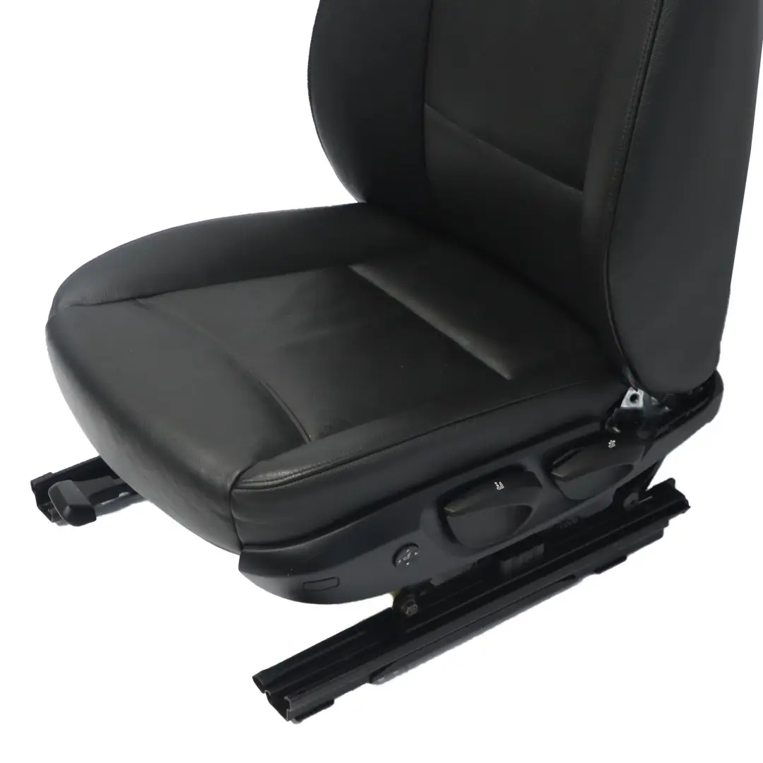 BMW E90 E91 Fotel Lewy Przód Podgrzewany Skóra Dakota Czarna Lumbar - SKU 6956377-4 - Numer Części 6956377