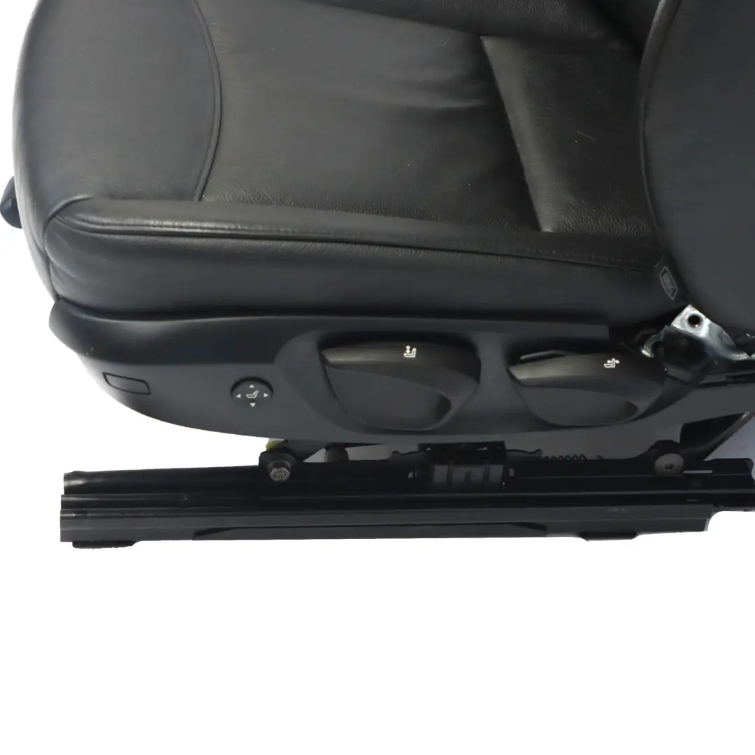 BMW E90 E91 Fotel Lewy Przód Podgrzewany Skóra Dakota Czarna Lumbar - SKU 6956377-4 - Numer Części 6956377