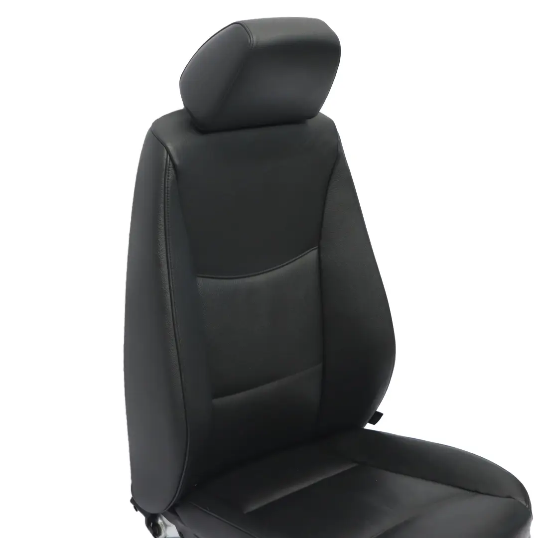 BMW E90 E91 Fotel Lewy Przód Podgrzewany Skóra Dakota Czarna Lumbar - SKU 6956377-4 - Numer Części 6956377