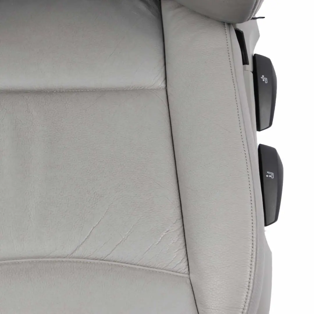  Front Seat BMW E90 E91 Heated Grey Leather Dakota Interior Left N/S - SKU 6956379-1 - Part number 6956379