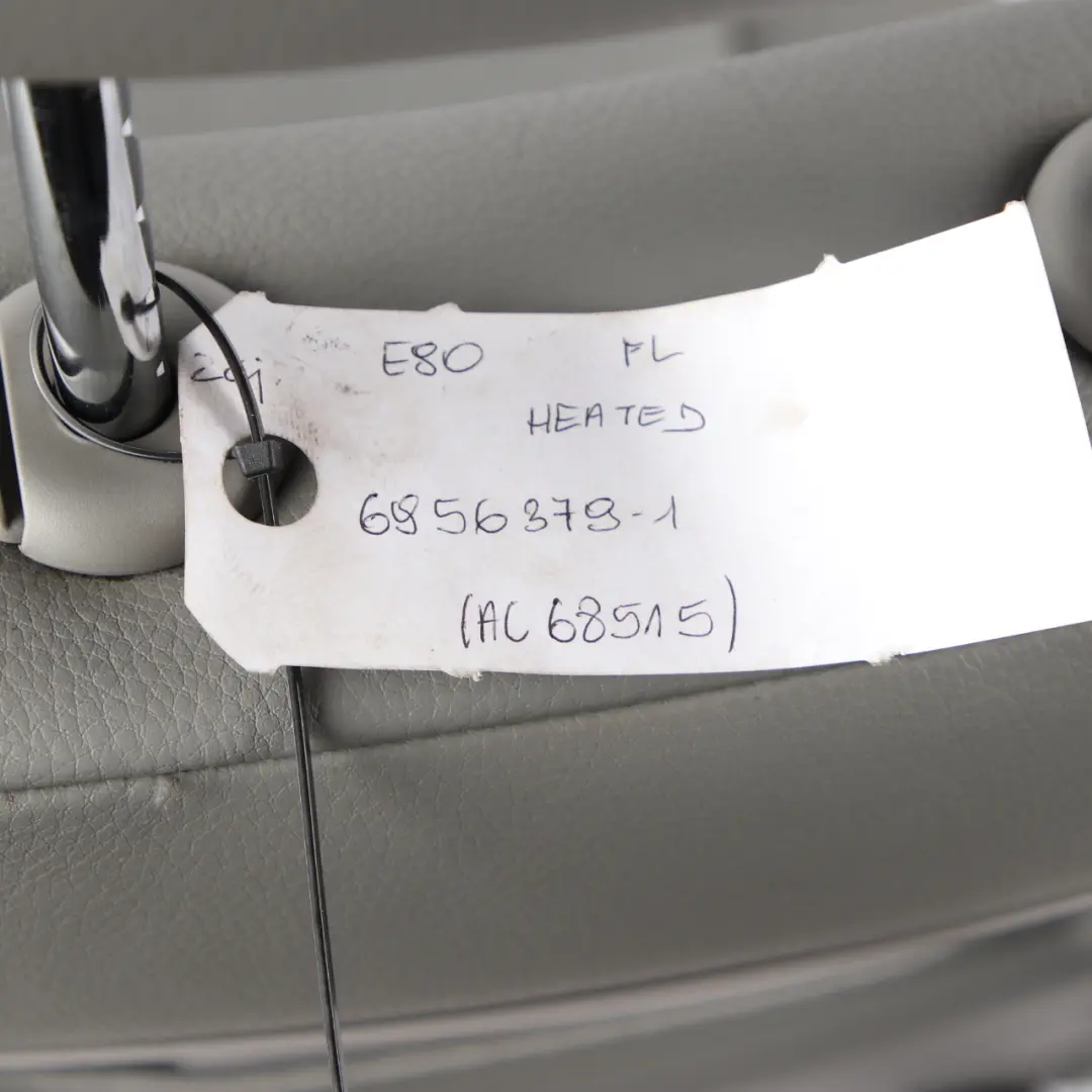  Asiento Delantero BMW E90 E91 Calefactable Cuero Gris Dakota Interior Izquierdo - SKU 6956379-1 - Número de pieza 6956379