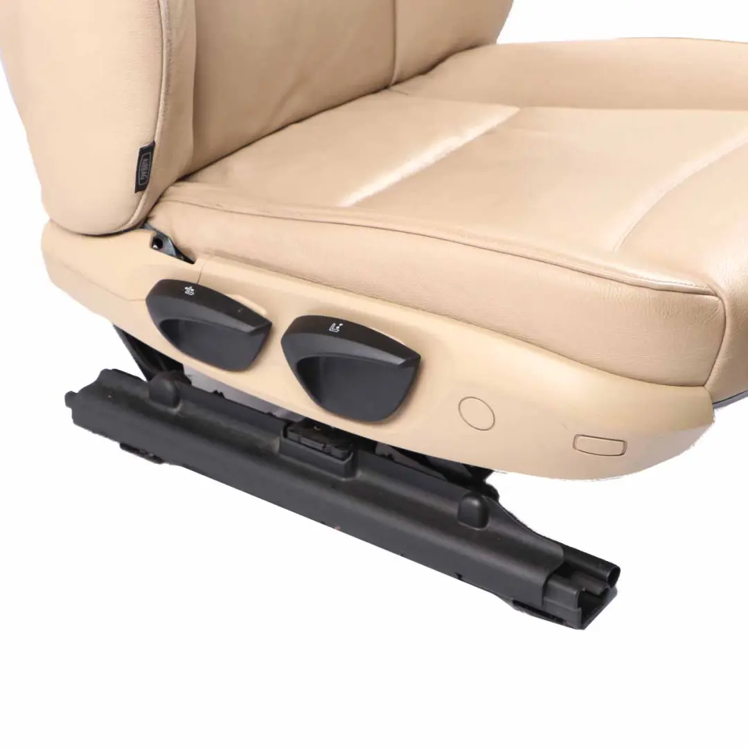 BMW E90 E91 Leather Heated Interior Front Right O/S Seat Dakota Beige - SKU 6956382-2 - Part number 6956382