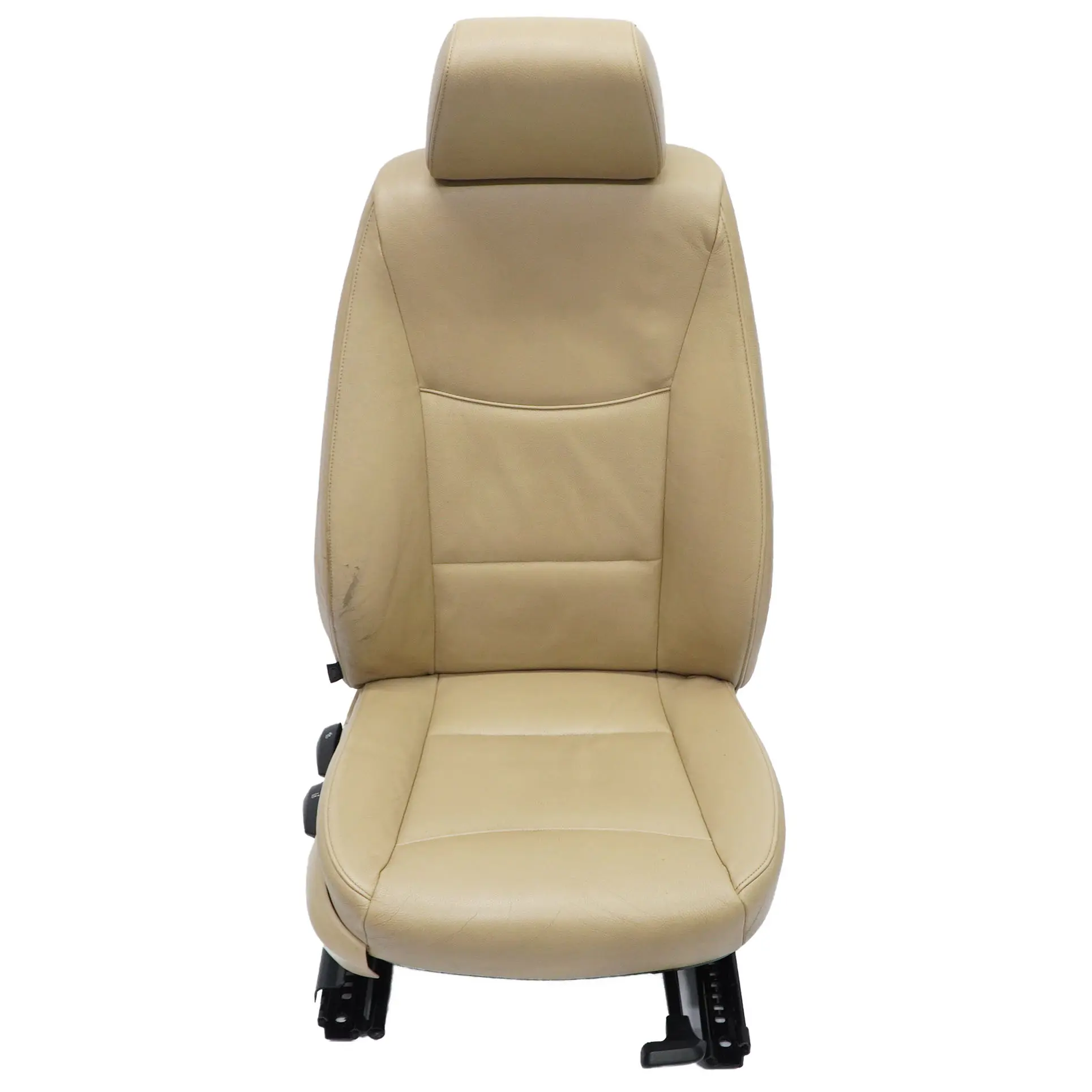 BMW E90 E91 Pelle Interno Anteriore Destro Sedile Dakota Beige