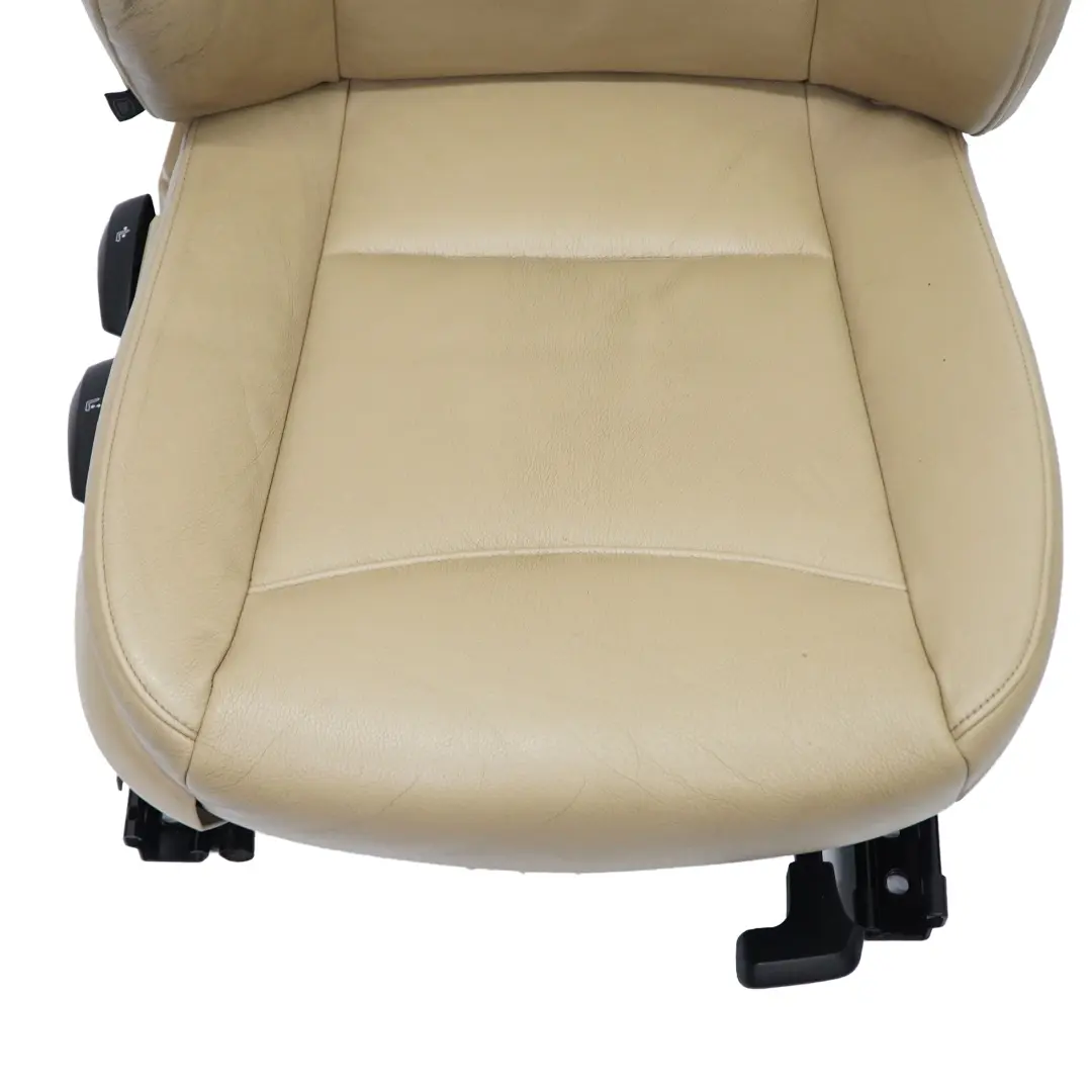 BMW E90 E91 Fotel Prawy Przód Przedni Skóra Dakota Beige - SKU 6956382-3 - Numer Części 6956382