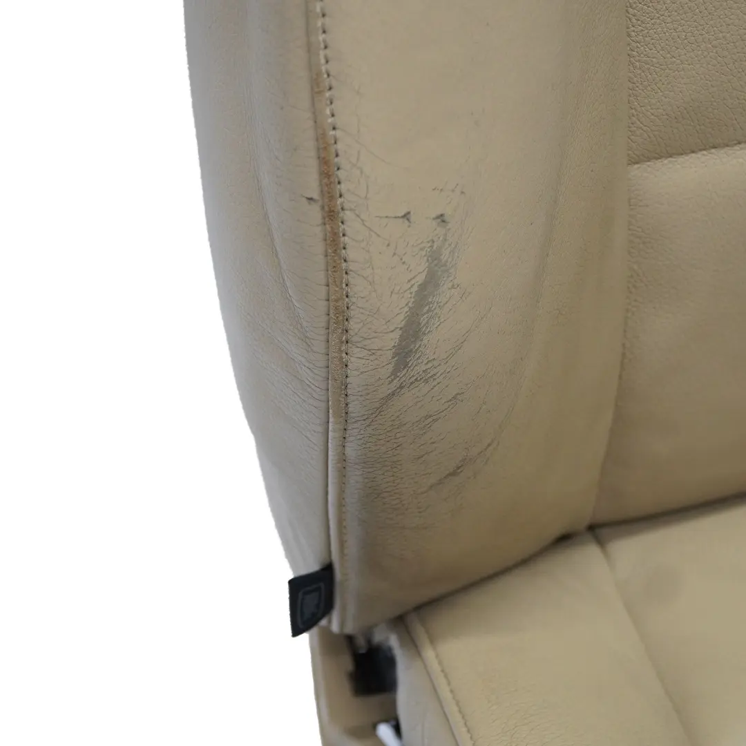 Leder Interieur Vorne Rechts Sitz Dakota Beige für BMW E90 E91 mit Teilenummer 6956382 BMW E90 E91 Leder Interieur Vorne Rechts Sitz Dakota Beige - SKU 6956382-3 - Teilenummer 6956382