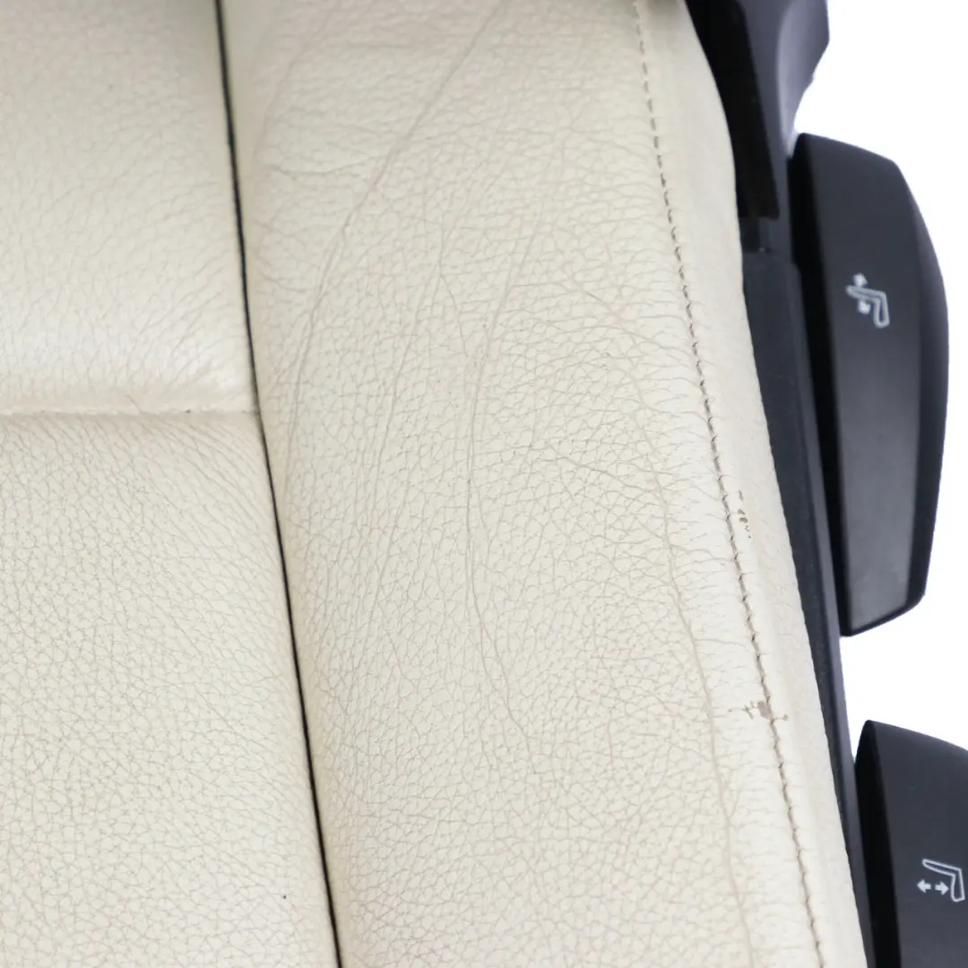 Front Left N/S Seat Leather Dakota Lemon Interior to BMW E90 E91 with Part number 6956383 BMW E90 E91 Front Left N/S Seat Leather Dakota Lemon Interior - SKU 6956383-1 - Part number 6956383