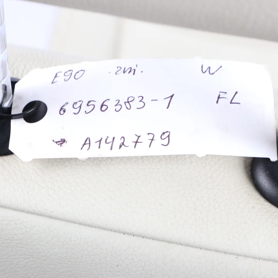 Front Left N/S Seat Leather Dakota Lemon Interior to BMW E90 E91 with Part number 6956383 BMW E90 E91 Front Left N/S Seat Leather Dakota Lemon Interior - SKU 6956383-1 - Part number 6956383