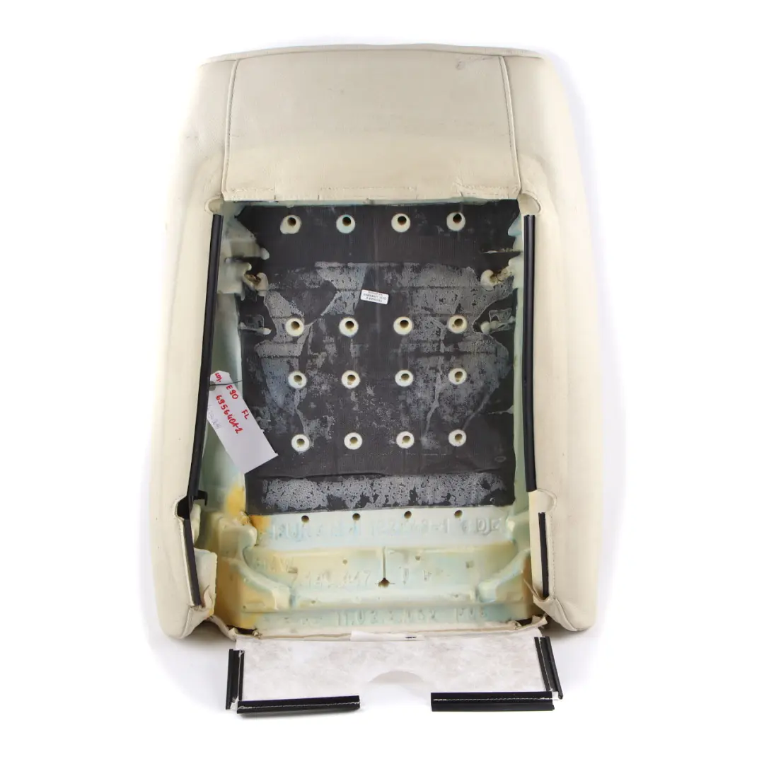 Backrest BMW E90 E91 LCI Front Left N/S Sport Seat Cover Leather Lemon to Seat with Part number 6956401 Seat Backrest BMW E90 E91 LCI Front Left N/S Sport Seat Cover Leather Lemon - SKU 6956401-2 - Part number 6956401