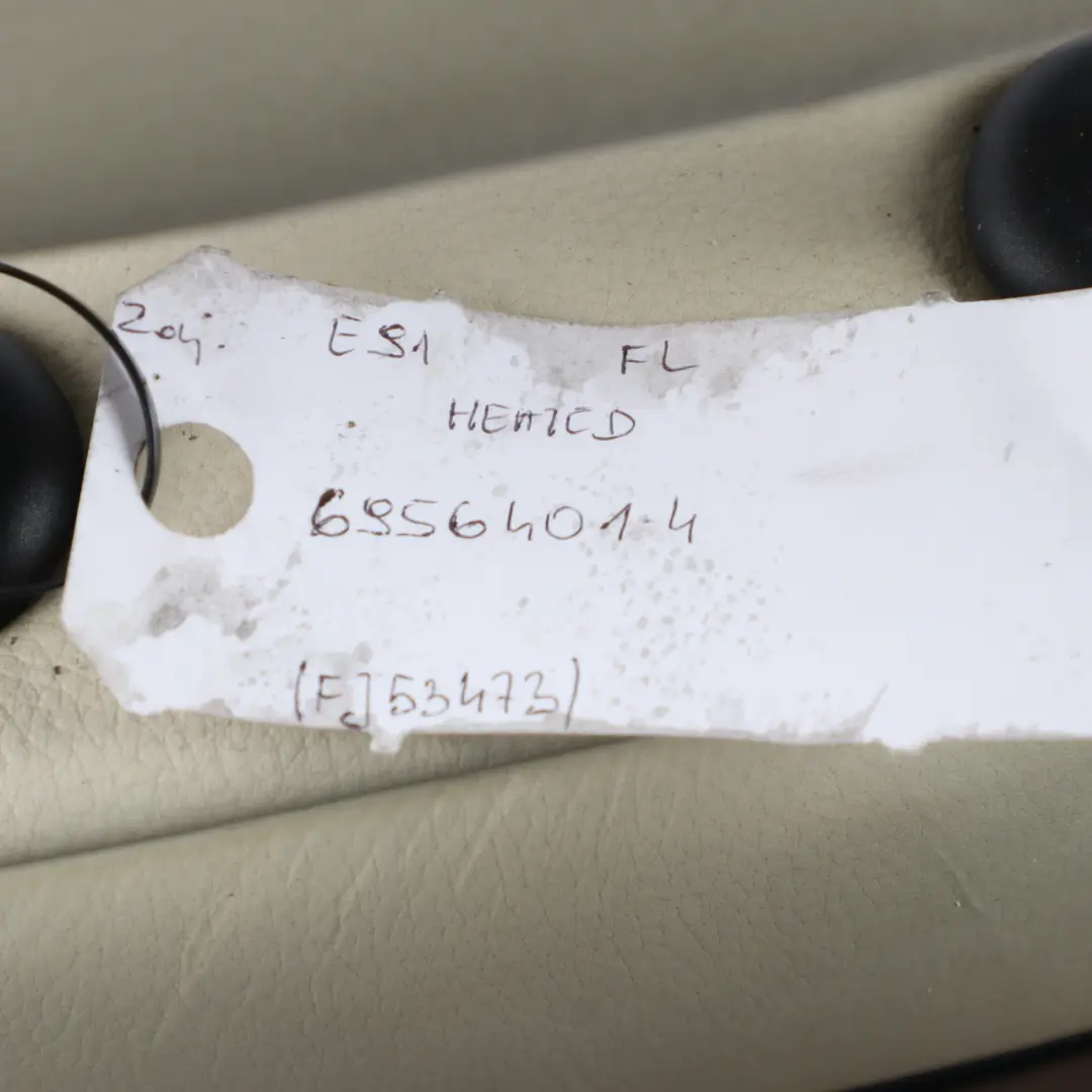  Front Seat BMW E90 E91 M Sport Heated Lemon Leather Dakota Interior Left N/S - SKU 6956401-4 - Part number 6956401