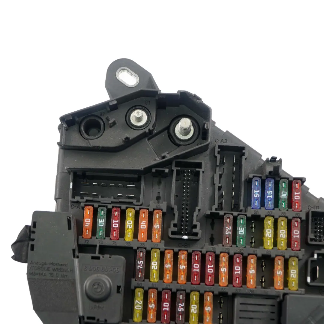 Distribution Fuse Relay Box to BMW E60 E61 E63 E64 Rear Power with Part number 6956505 BMW E60 E61 E63 E64 Rear Power Distribution Fuse Relay Box - SKU 6956505 - Part number 6956505