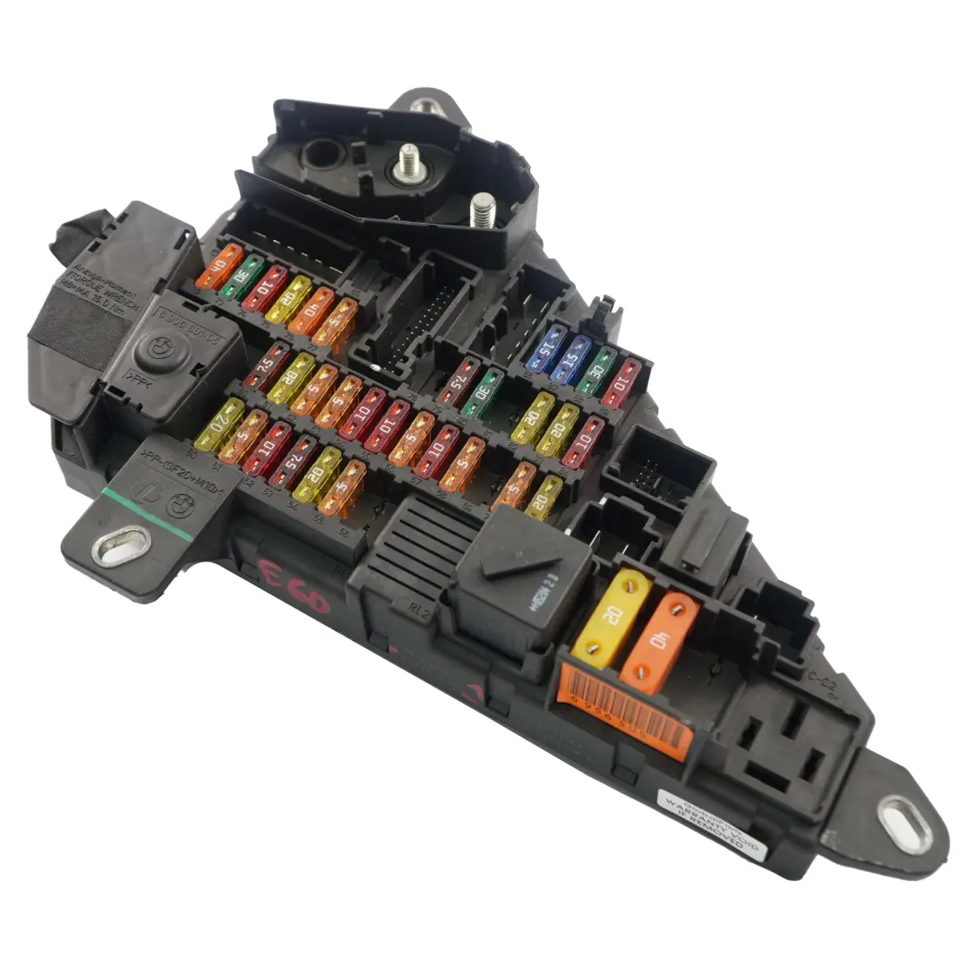 Distribution Fuse Relay Box to BMW E60 E61 E63 E64 Rear Power with Part number 6956505 BMW E60 E61 E63 E64 Rear Power Distribution Fuse Relay Box - SKU 6956505 - Part number 6956505