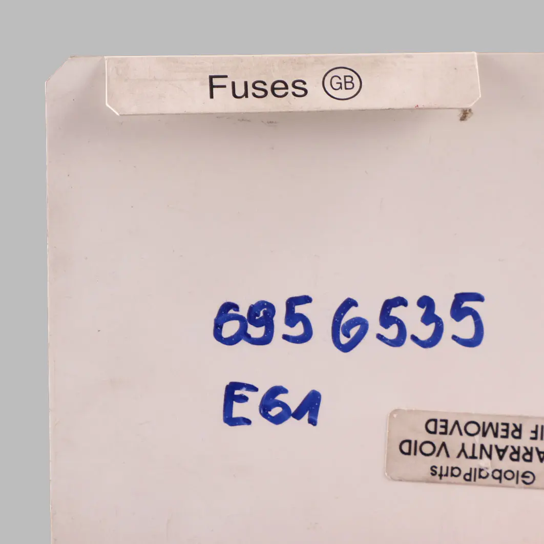 Fuse Location Diagram Map Fuse Grouping to BMW E61 with Part number 6956535 BMW E61 Fuse Location Diagram Map Fuse Grouping - SKU 6956535 - Part number 6956535