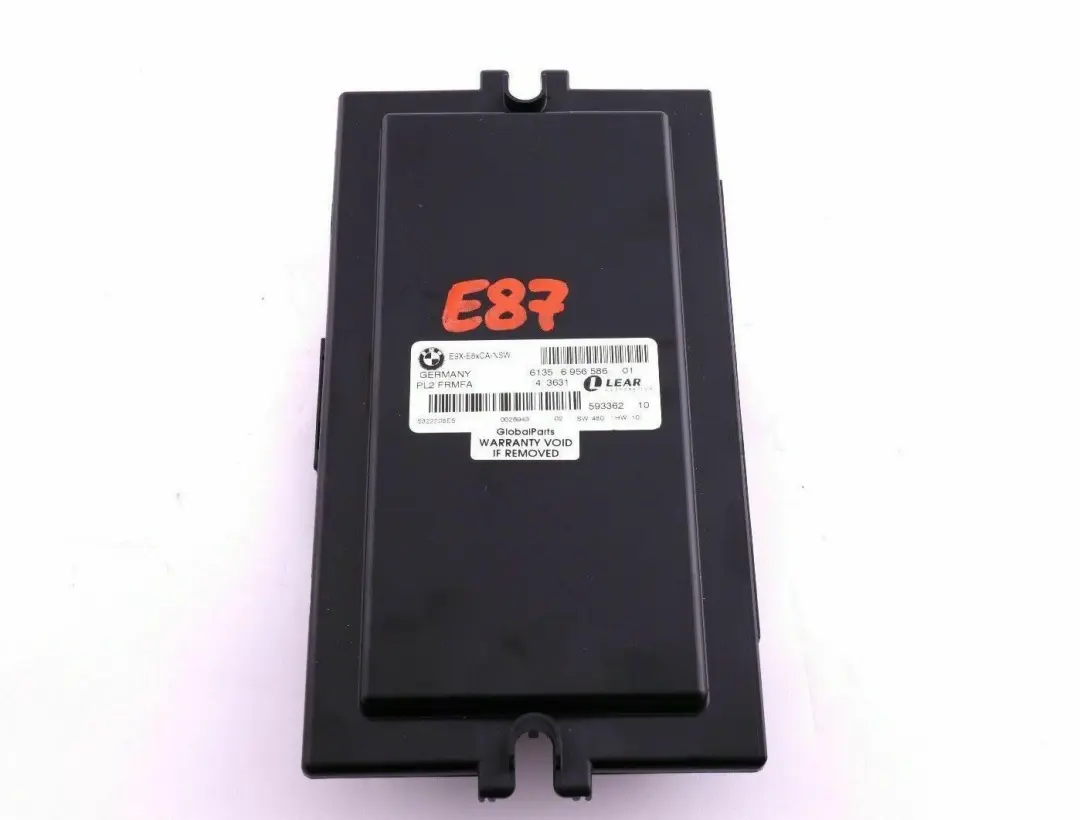 Footwell Light Module ECU Control Unit NSW PL2 FRMFA to BMW 1 Series E87 with Part number 6956586 BMW 1 Series E87 Footwell Light Module ECU Control Unit NSW PL2 FRMFA - SKU 6956586 - Part number 6956586