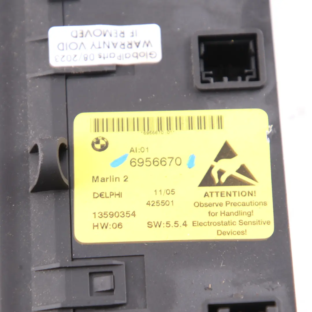 Centre Console DTC PDC Parking Sensor Switch Panel Button Unit to BMW E63 with Part number 6956670 BMW E63 Centre Console DTC PDC Parking Sensor Switch Panel Button Unit - SKU 6956670 - Part number 6956670