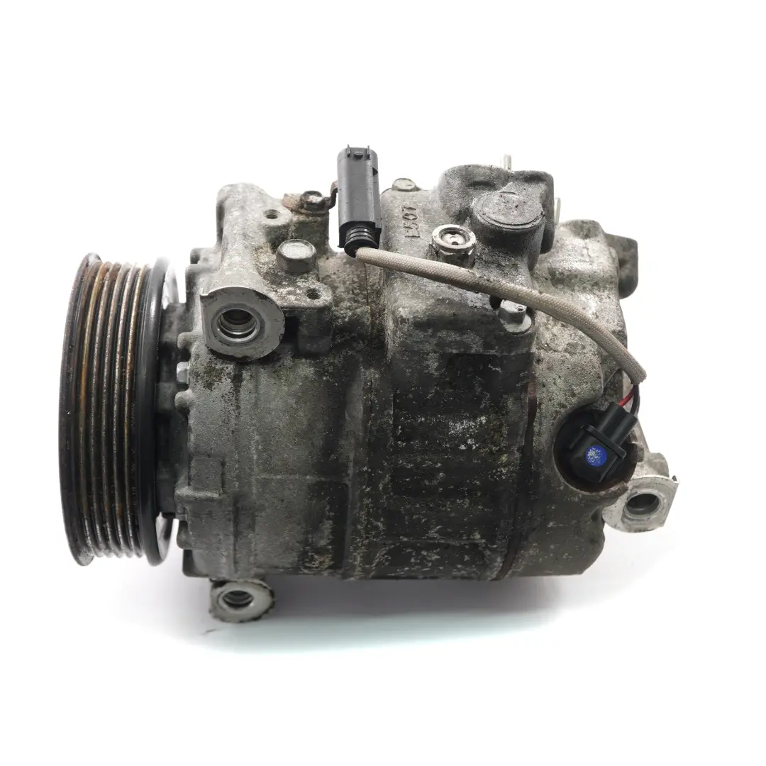 N52 Air Conditioning A/C Compressor to BMW E81 E87 E90 E91 E93 LCi with Part number 6956716 BMW E81 E87 E90 E91 E93 LCi N52 Air Conditioning A/C Compressor - SKU 6956716-1 - Part number 6956716