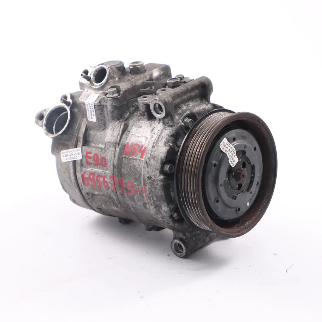 N54 135i 335i Compressore Aria Condizionata per BMW E82 E90 E91 E92 con numero di parte 6956719 BMW E82 E90 E91 E92 N54 135i 335i Compressore Aria Condizionata - SKU 6956719-1 - Numero di parte 6956719