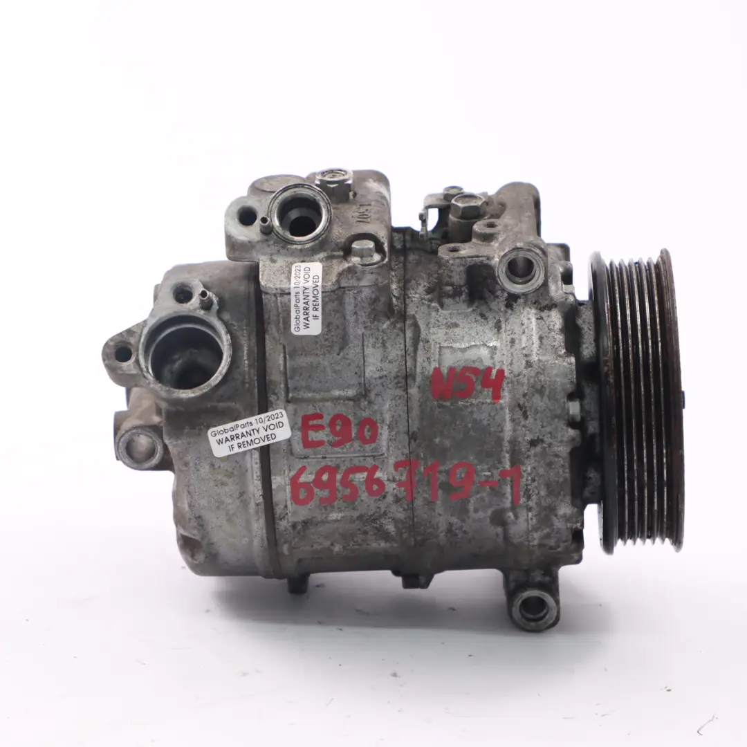 N54 135i 335i Compressore Aria Condizionata per BMW E82 E90 E91 E92 con numero di parte 6956719 BMW E82 E90 E91 E92 N54 135i 335i Compressore Aria Condizionata - SKU 6956719-1 - Numero di parte 6956719