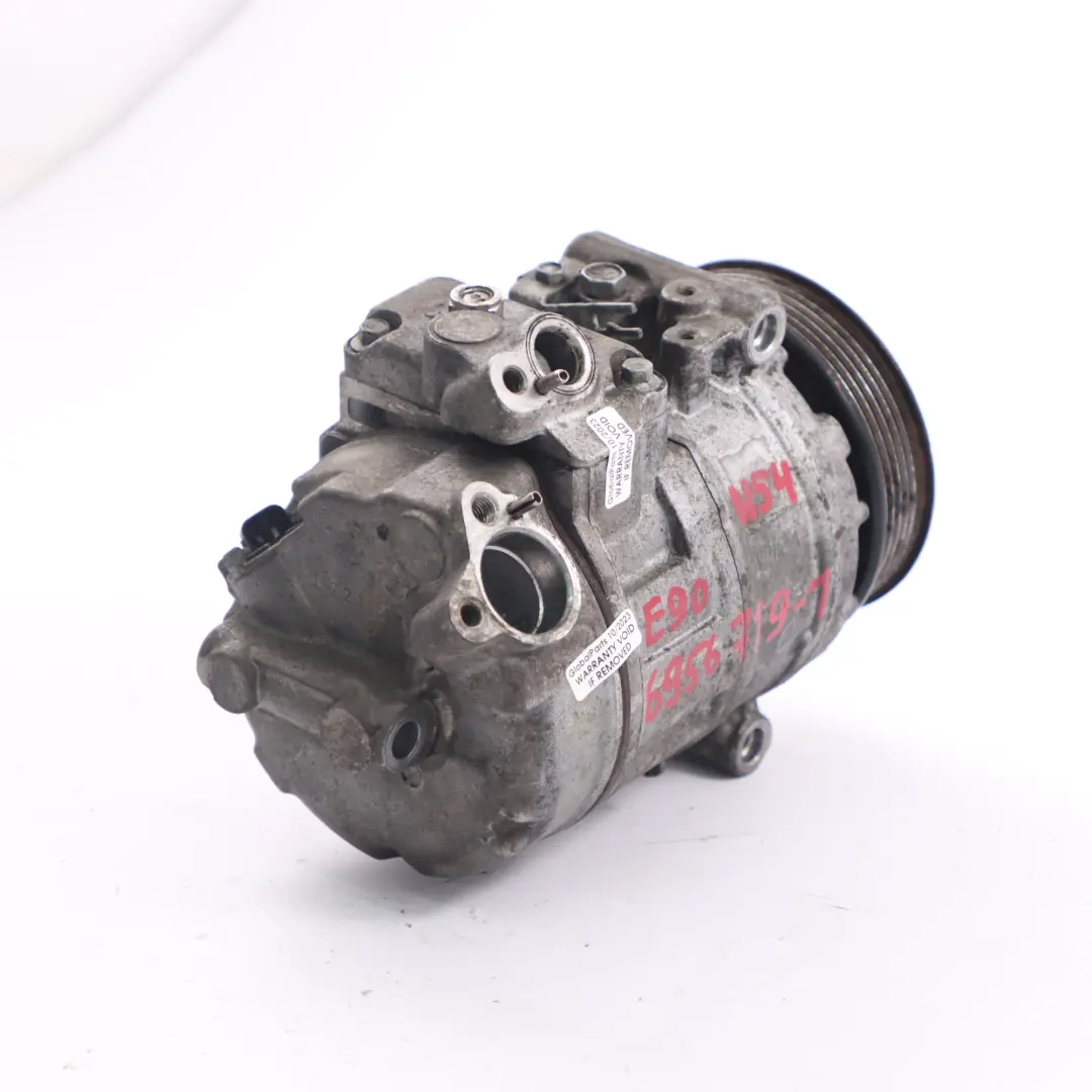 N54 135i 335i Compressore Aria Condizionata per BMW E82 E90 E91 E92 con numero di parte 6956719 BMW E82 E90 E91 E92 N54 135i 335i Compressore Aria Condizionata - SKU 6956719-1 - Numero di parte 6956719