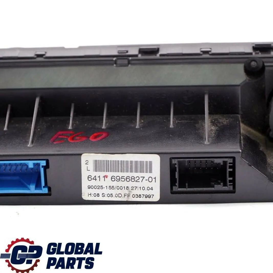 Control Unit Automatic Air Conditioning A/C High to BMW 5 6 Series E60 E63 with Part number 6978435 BMW 5 6 Series E60 E63 Control Unit Automatic Air Conditioning A/C High - SKU 6956827 - Part number 6978435