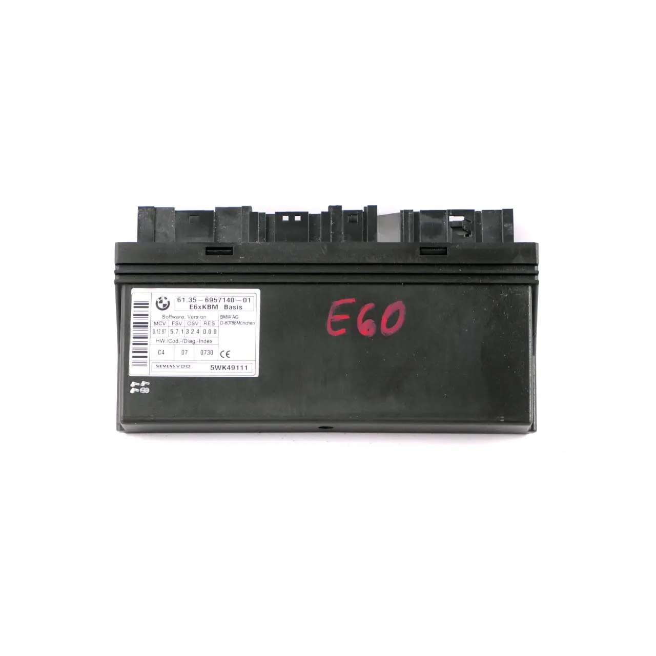BMW 5 6 Series E60 E63 E64 Body Control Module ECU Control Unit 6957140