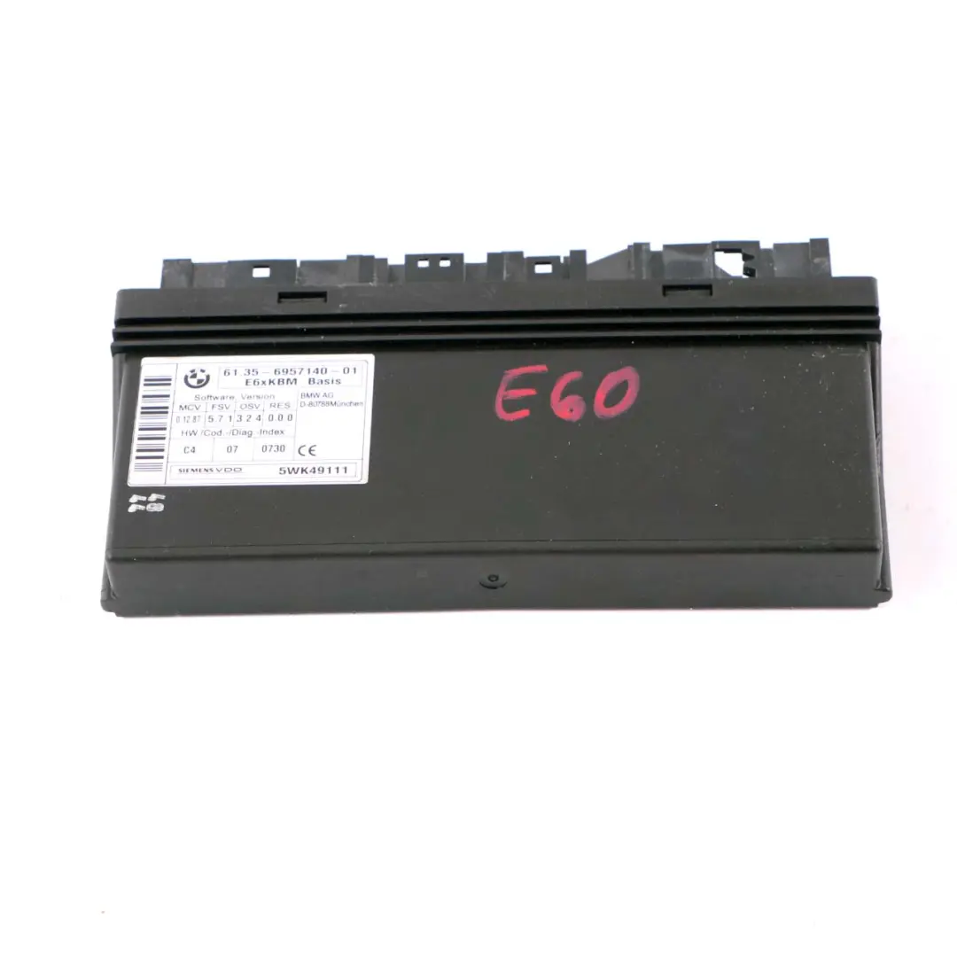 BMW 5 6 Series E60 E63 E64 Body Control Module ECU Control Unit - SKU 6957140 - Part number 6957140