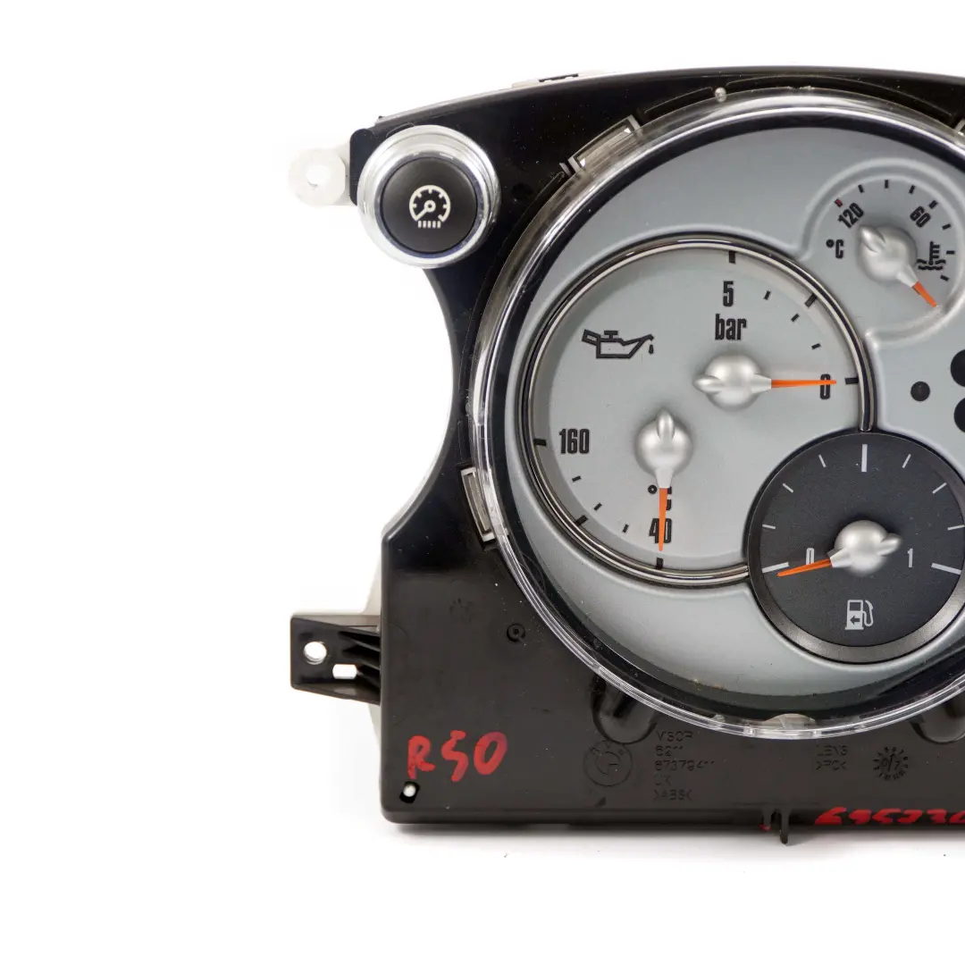  Instrument Cluster MINI R50 R52 Oil Pressure Fuel Level Chrome Package - SKU 6957301-1 - Part number 6957301