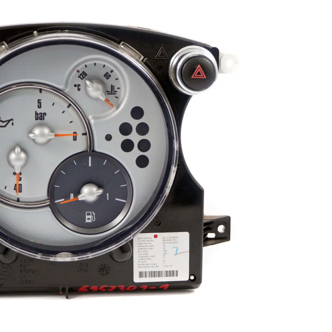Mini Cooper One R50 R52 Instrumentenkombination Chrono Paket - SKU 6957301-1 - Teilenummer 6957301