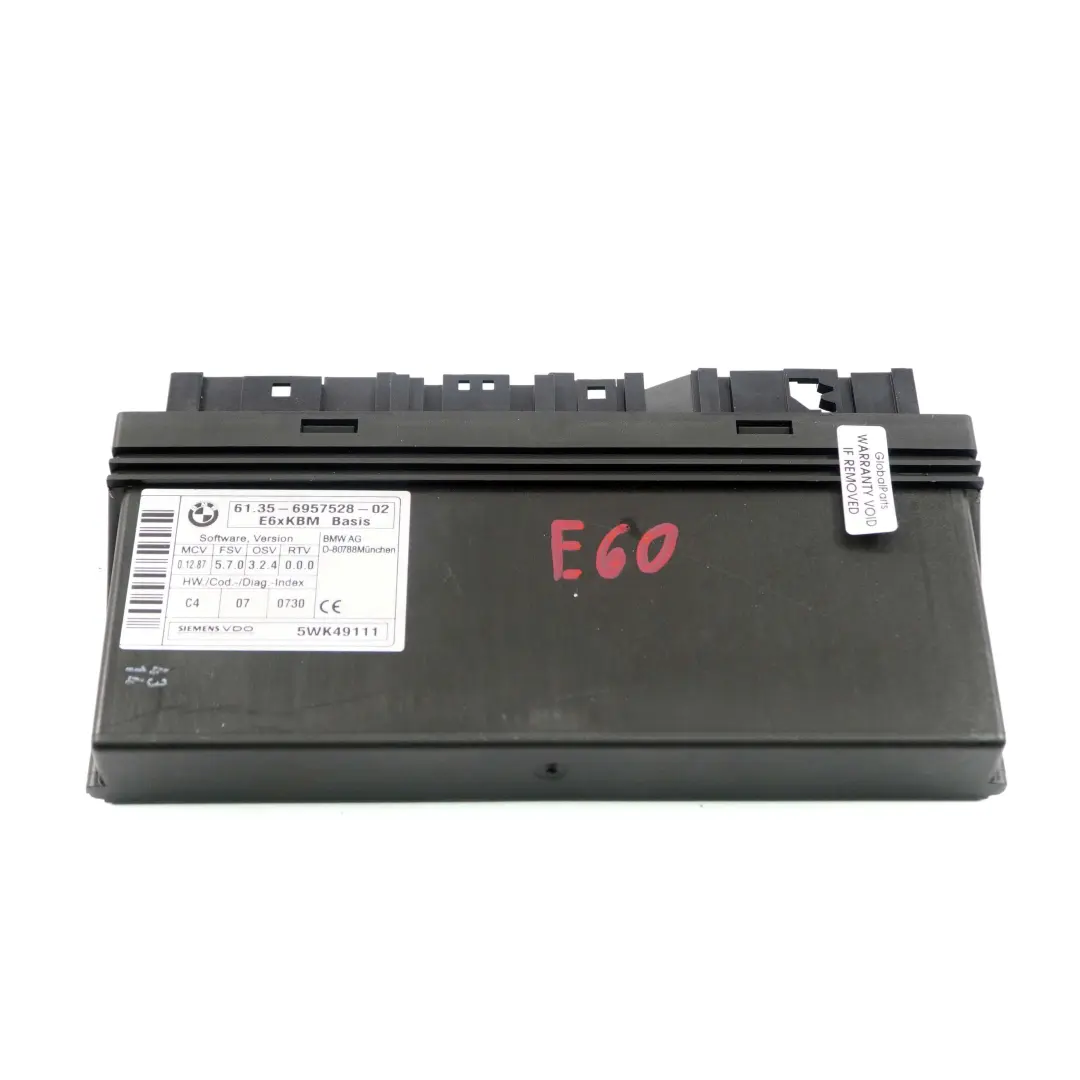 BMW E60 E63 Moduł sterownik nadwozia komfortu - SKU 6957528 - Numer Części 6957528